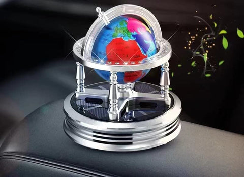 solar car globe air freshner